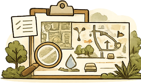 Environmental review icon